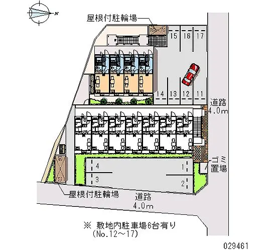 ★手数料０円★東近江市八日市上之町　月極駐車場（LP）